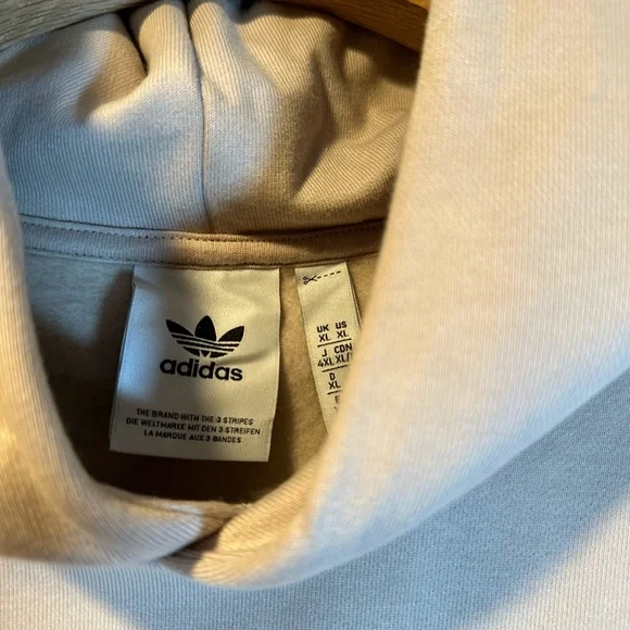 NWT! Adidas Men XL Pullover C Hoodie Beige IM2118 Sweatshirt Originals. - Picture 11 of 14